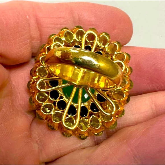 Bling multi stone ring 7.5 - Picture 5 of 6